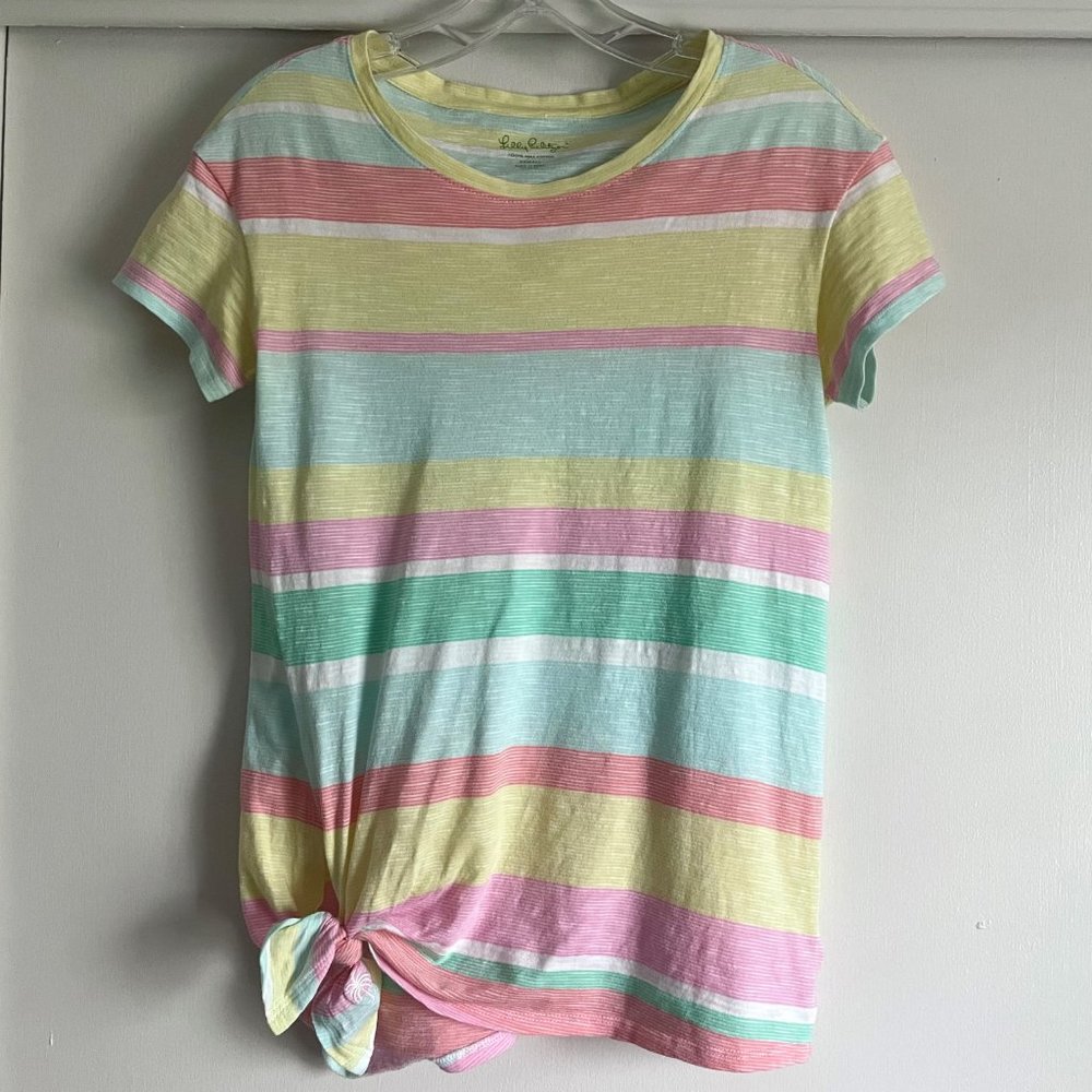 Lilly Pulitzer Lazy Days Stripe Short Sleeve Glin… - image 5
